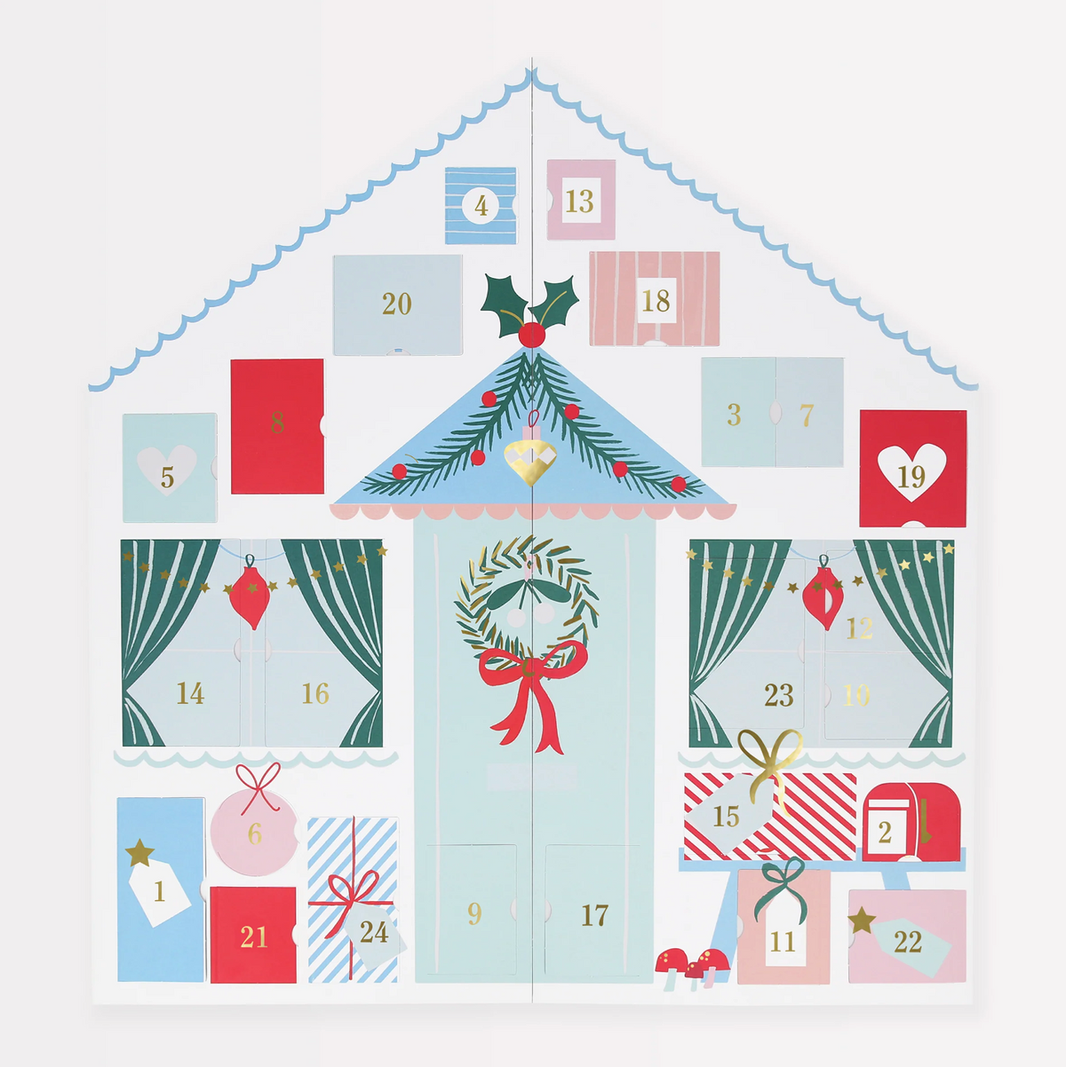 Meri Meri - "Santa's Cabin" Advent Calendar