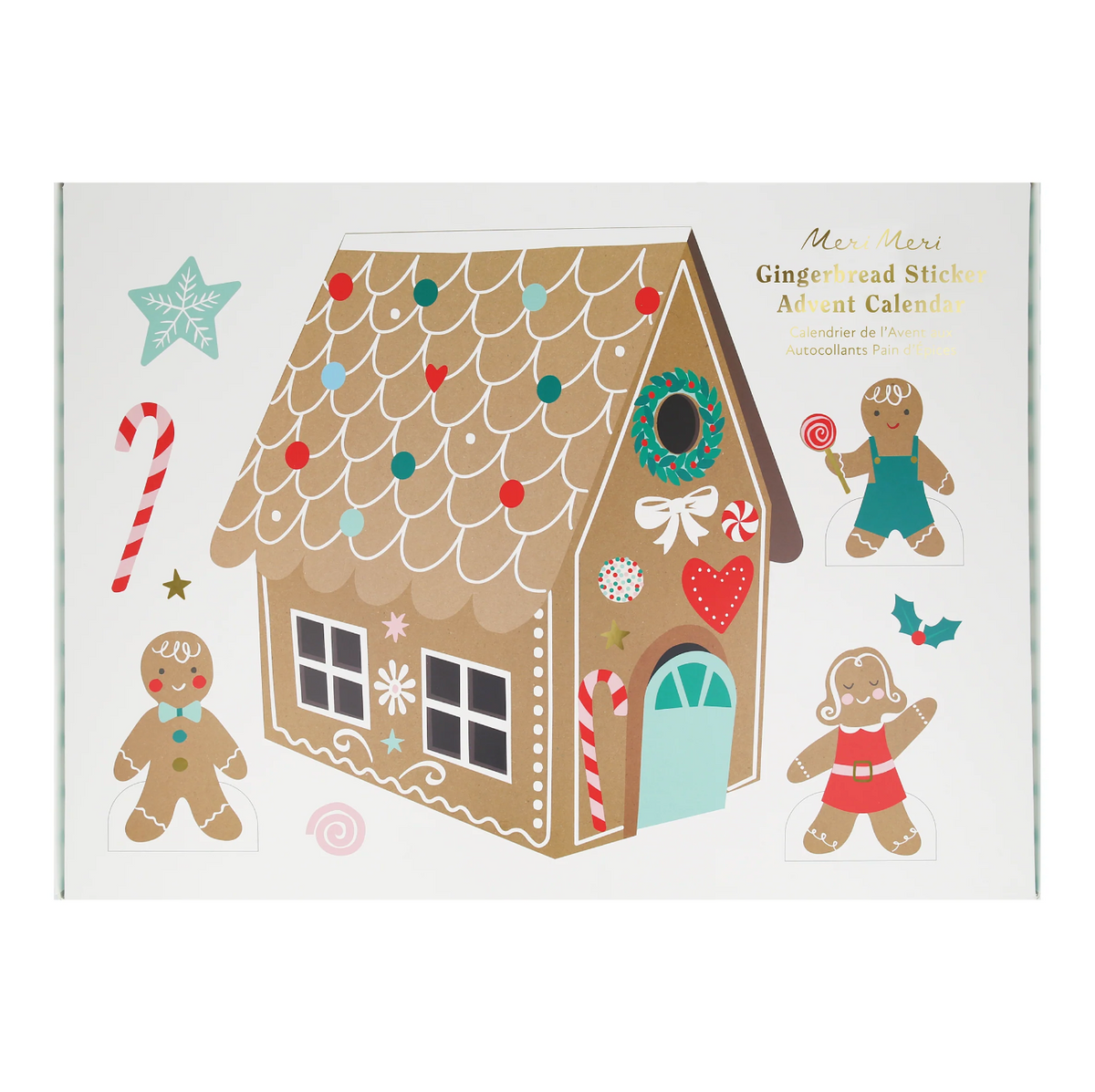 Meri Meri - Calendrier de l'Avent "Maison Pain d'Épices"