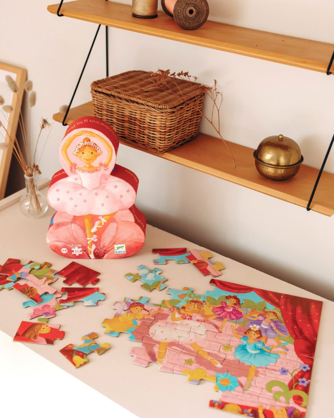 Djeco - Silhouette Puzzle: Ballerina (36 pcs)