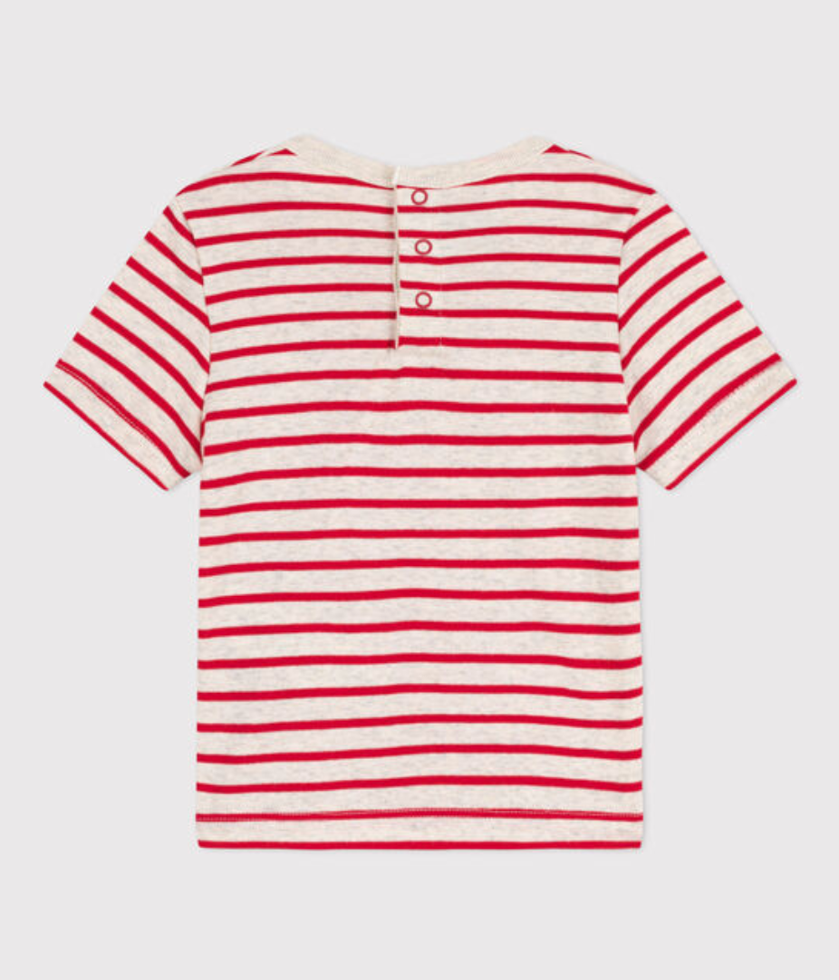 Petit Bateau - T-Shirt Rayé Mon/Pep