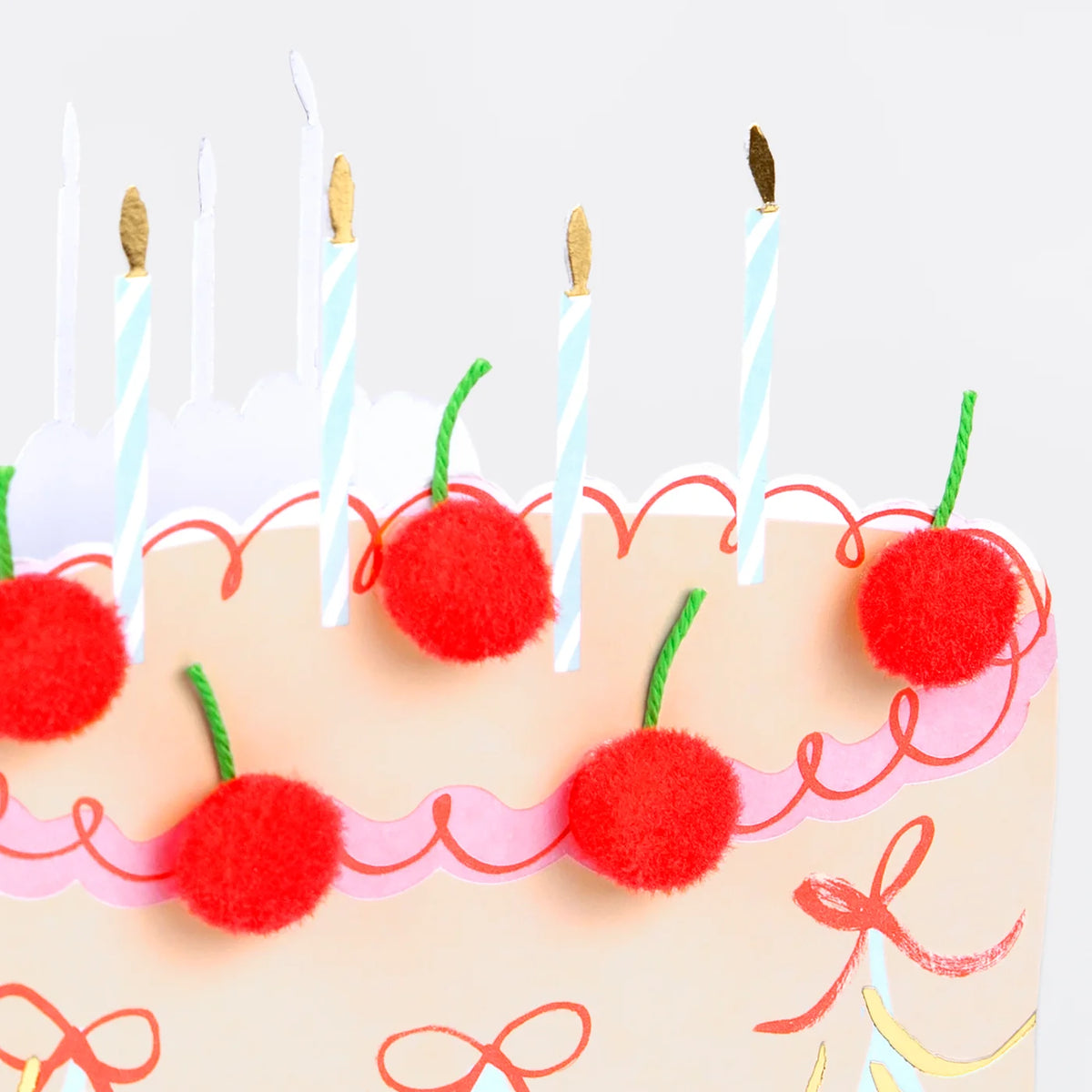 Meri Meri - Cherry Cake Birthday Card