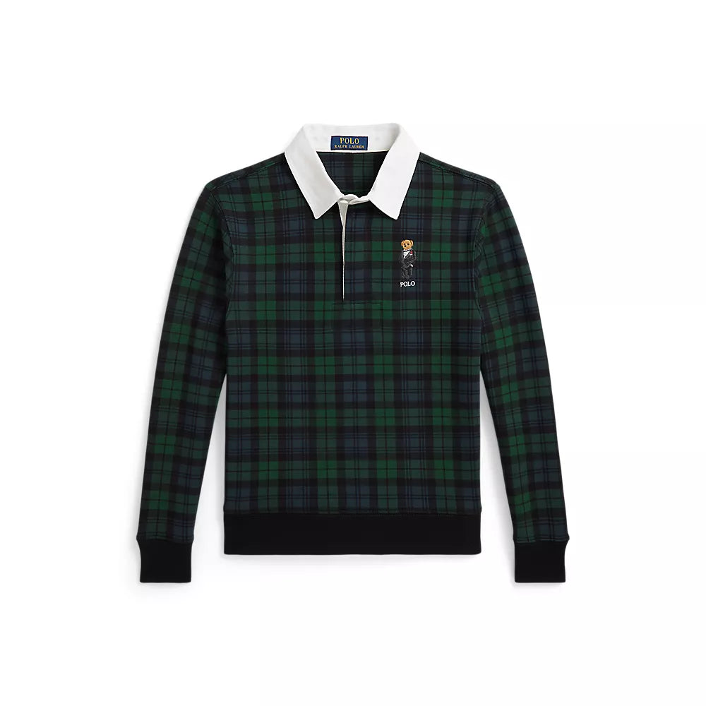 Polo Ralph Lauren - Chandail de rugby à carreaux 'Polo Bear'