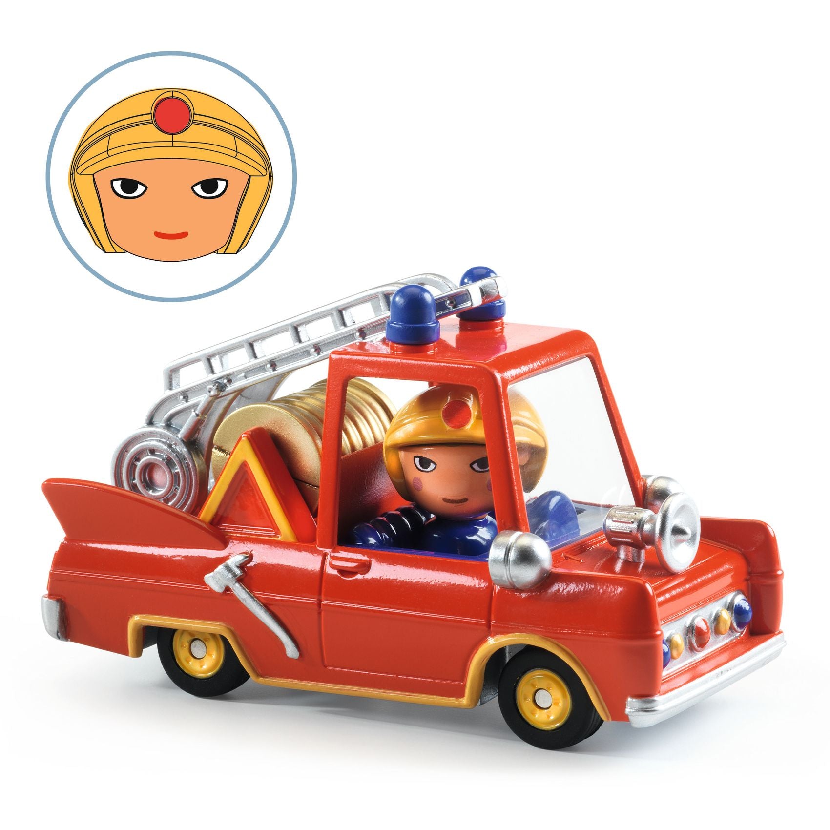 Djeco - Crazy Motors Petit Camion de Pompier