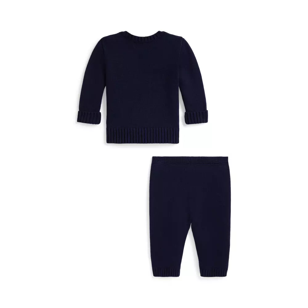 Polo Ralph Lauren - Polo Bear cotton sweater and pants set