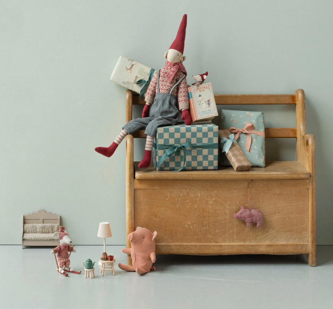 Maileg - Souris de Noël, Bébé dans son coffret livre