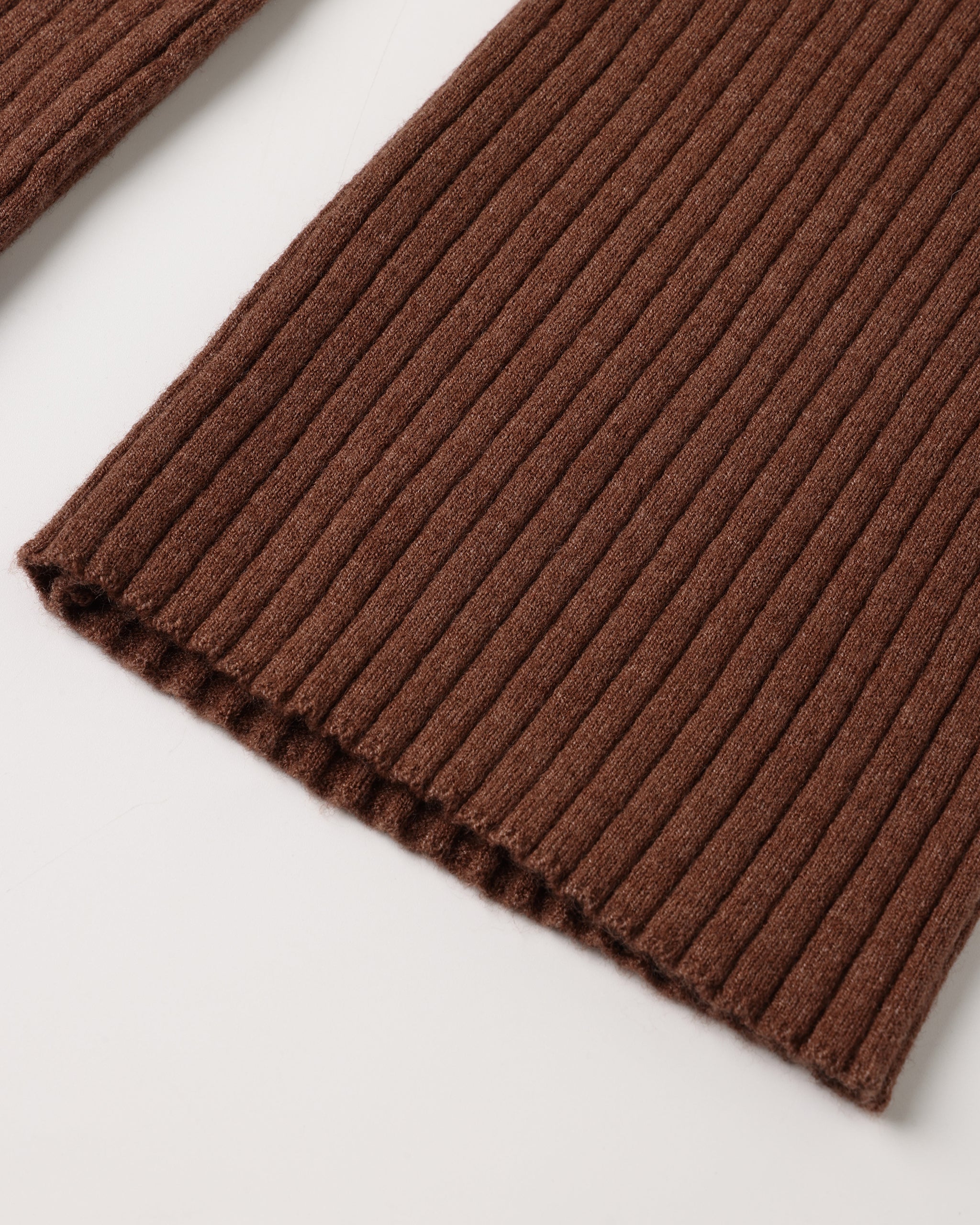 Rylee + Cru - Murger Ribbed Knit Flared Trousers
