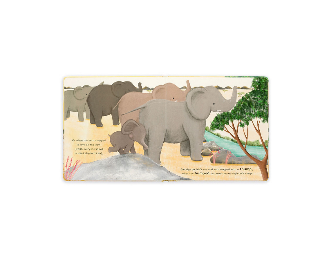 Jellycat - "Smudge the Littlest Elephant" Book