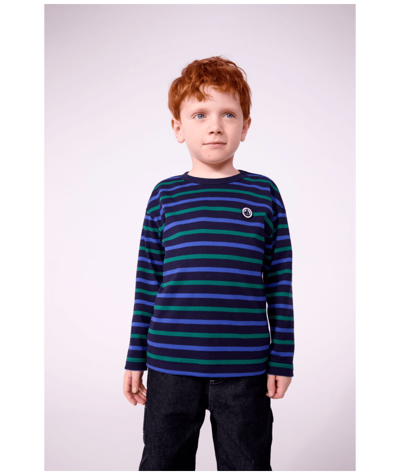 Petit Bateau - Kids' cotton marinière top