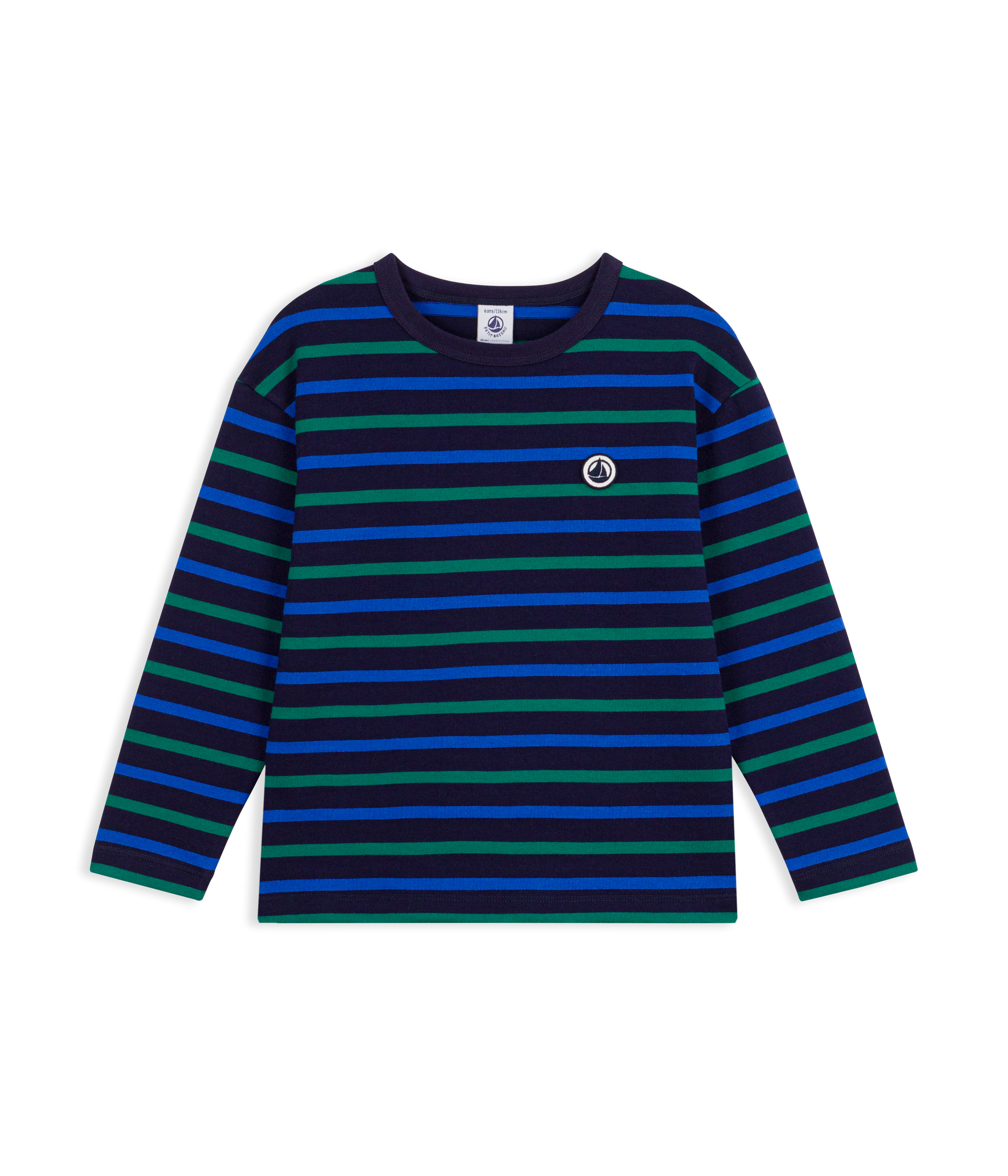 Petit Bateau - Kids' cotton marinière top
