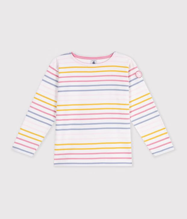 Petit Bateau - Marinière enfant en coton à rayures