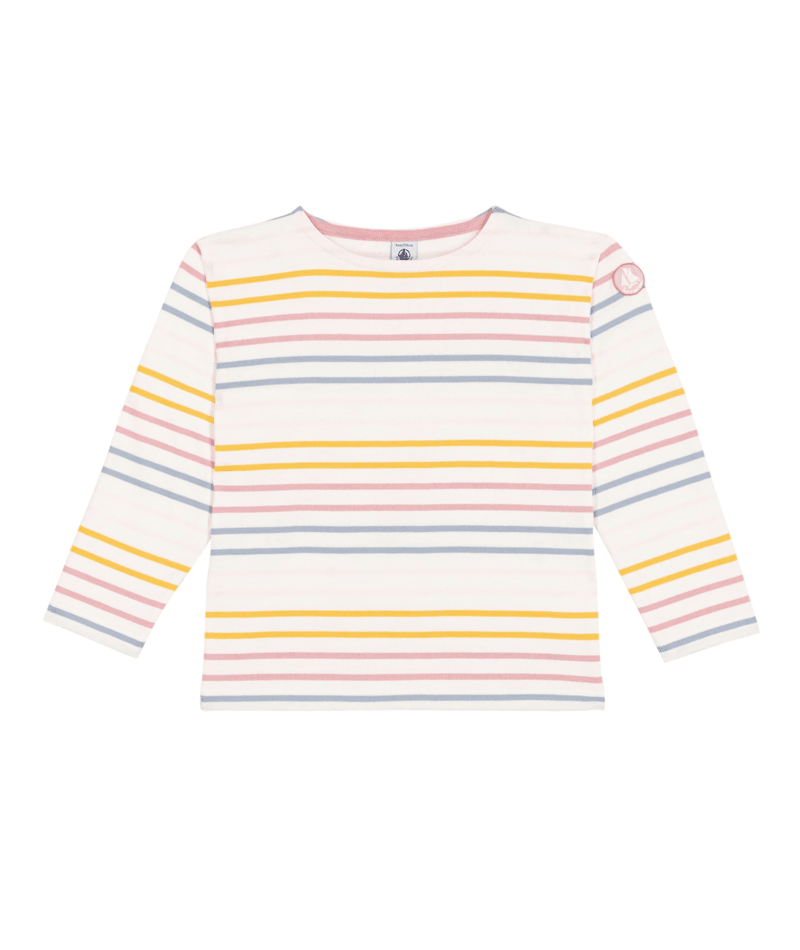 Petit Bateau - Kids' Striped Cotton Breton Top