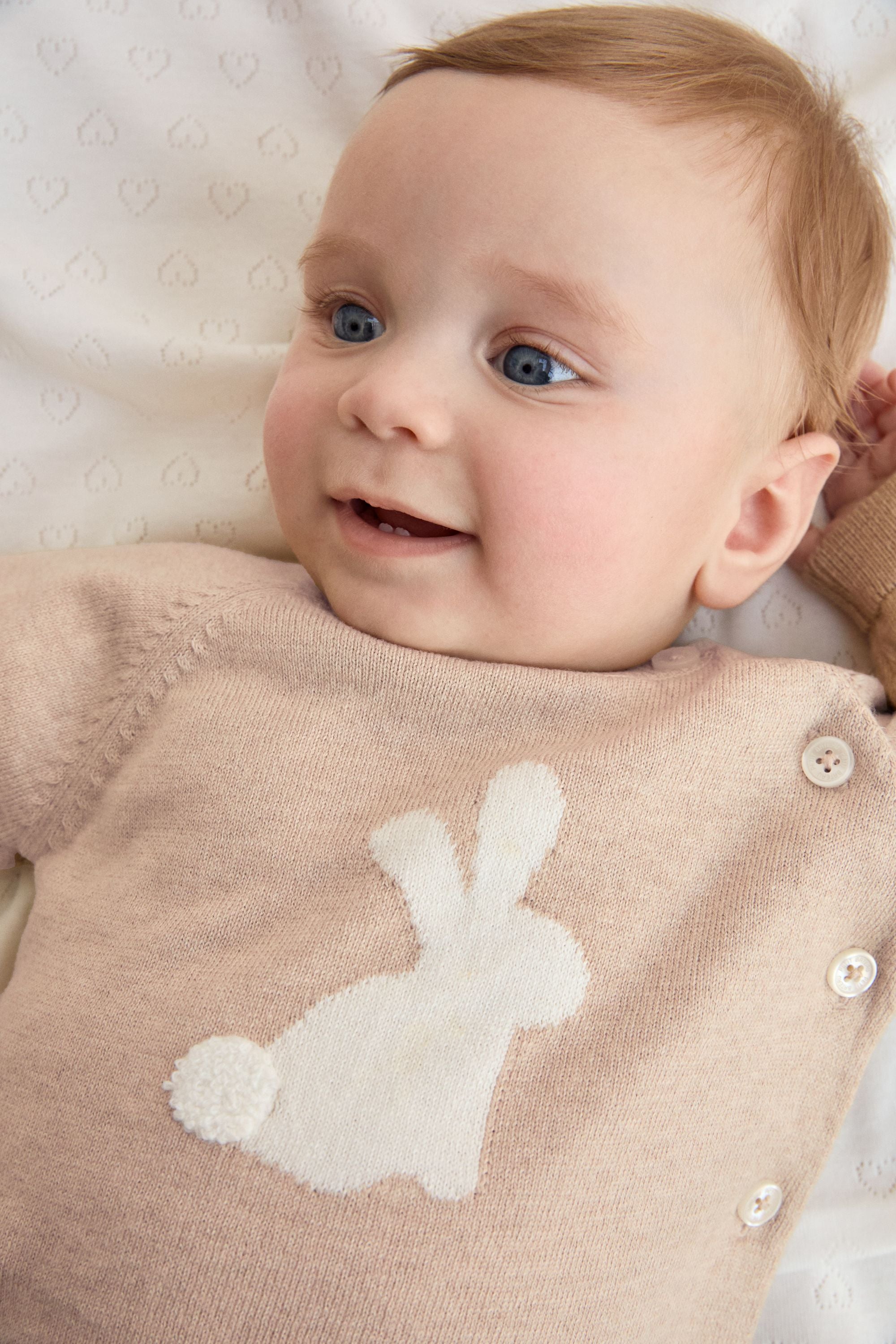 Petit Bateau - Ensemble bébé en tricot à motif