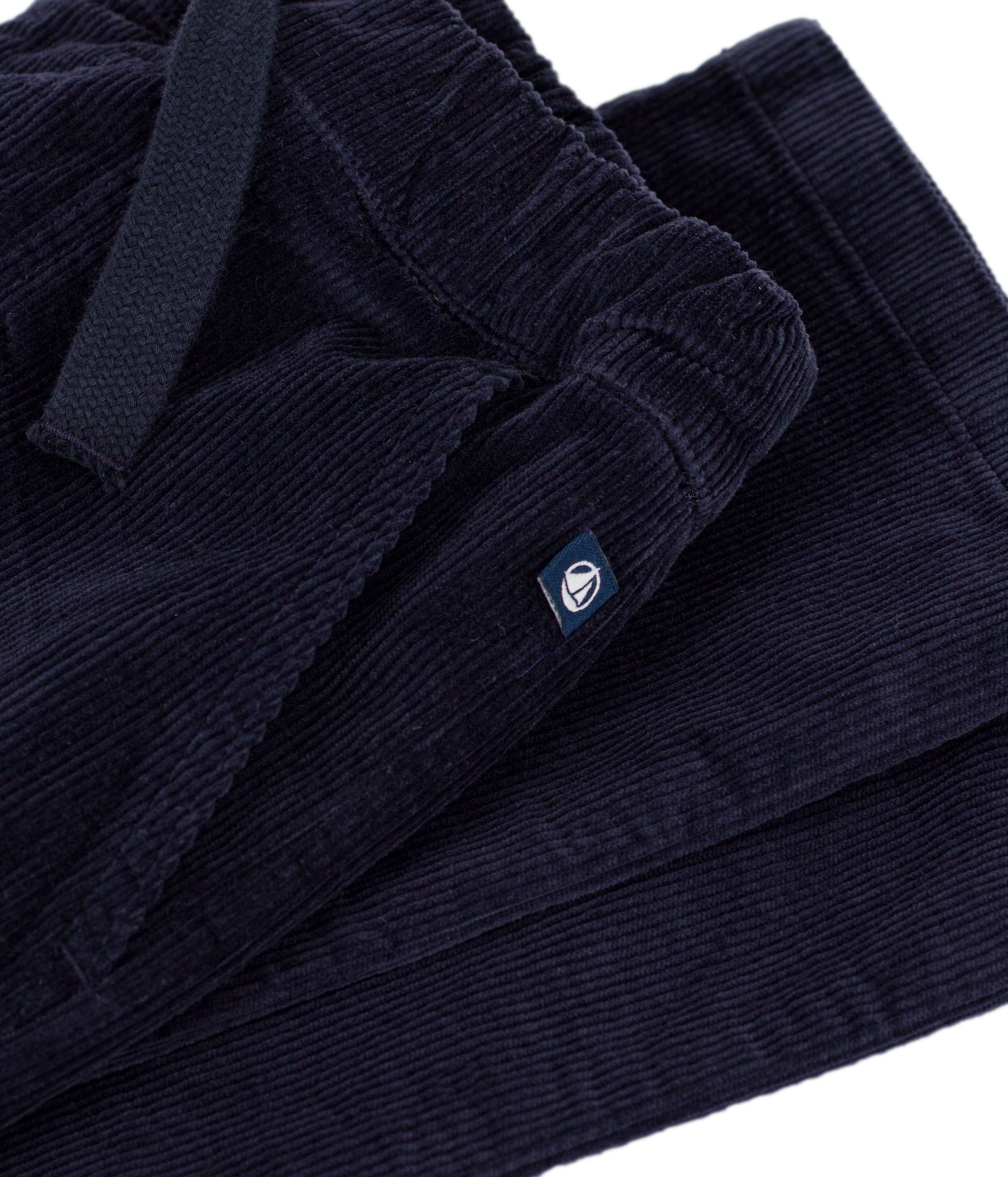 Petit Bateau - Kids' Straight Velvet Trousers