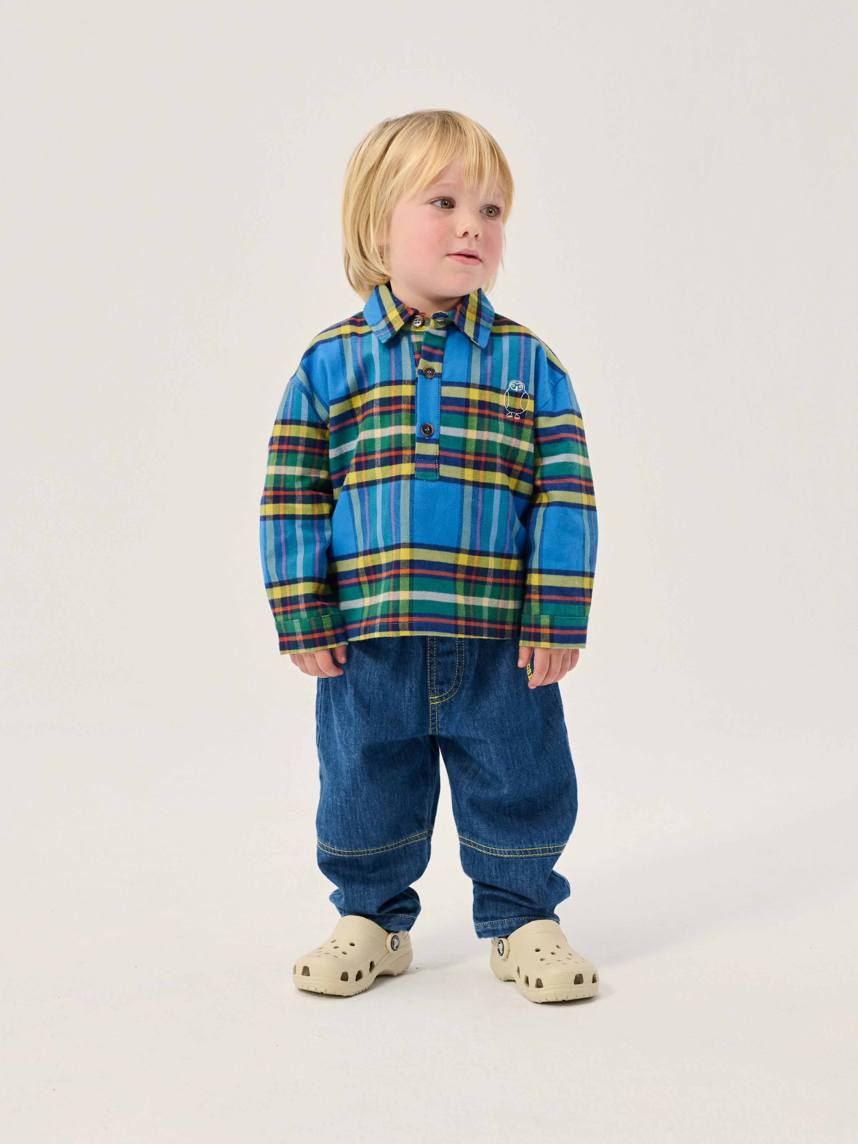 Bobo Choses - Pantalon en jean-Taxi Saurus (Bébé)