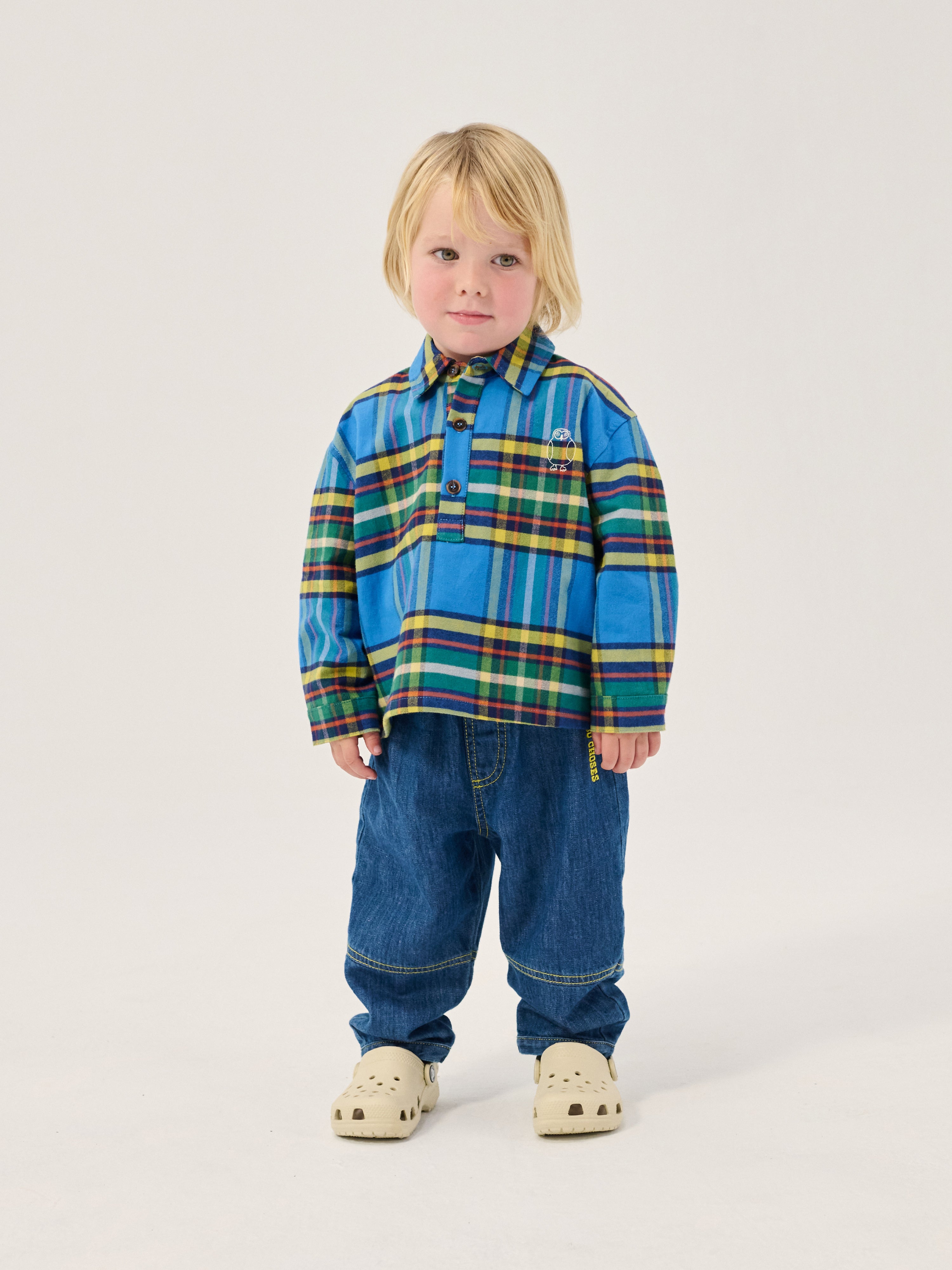 Bobo Choses - Pantalon en jean-Taxi Saurus (Bébé)