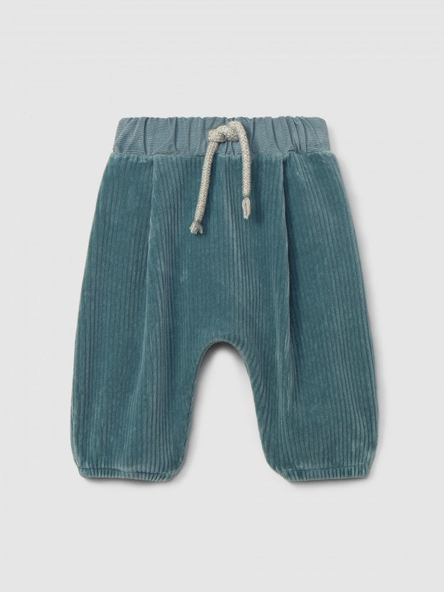 Laranjinha - Pantalon Large Velours Côtelé