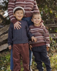 Rylee + Cru - Pull Aspen rayé multicolore