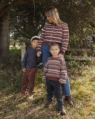 Rylee + Cru - Pull Aspen rayé multicolore