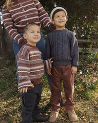 Rylee + Cru - Pull Aspen rayé multicolore