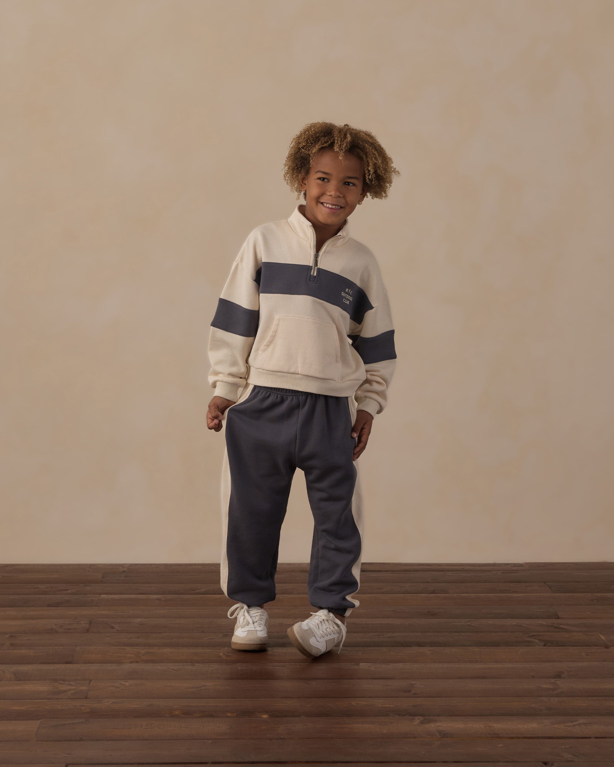 Rylee + Cru - Pull Outdoor à rayures