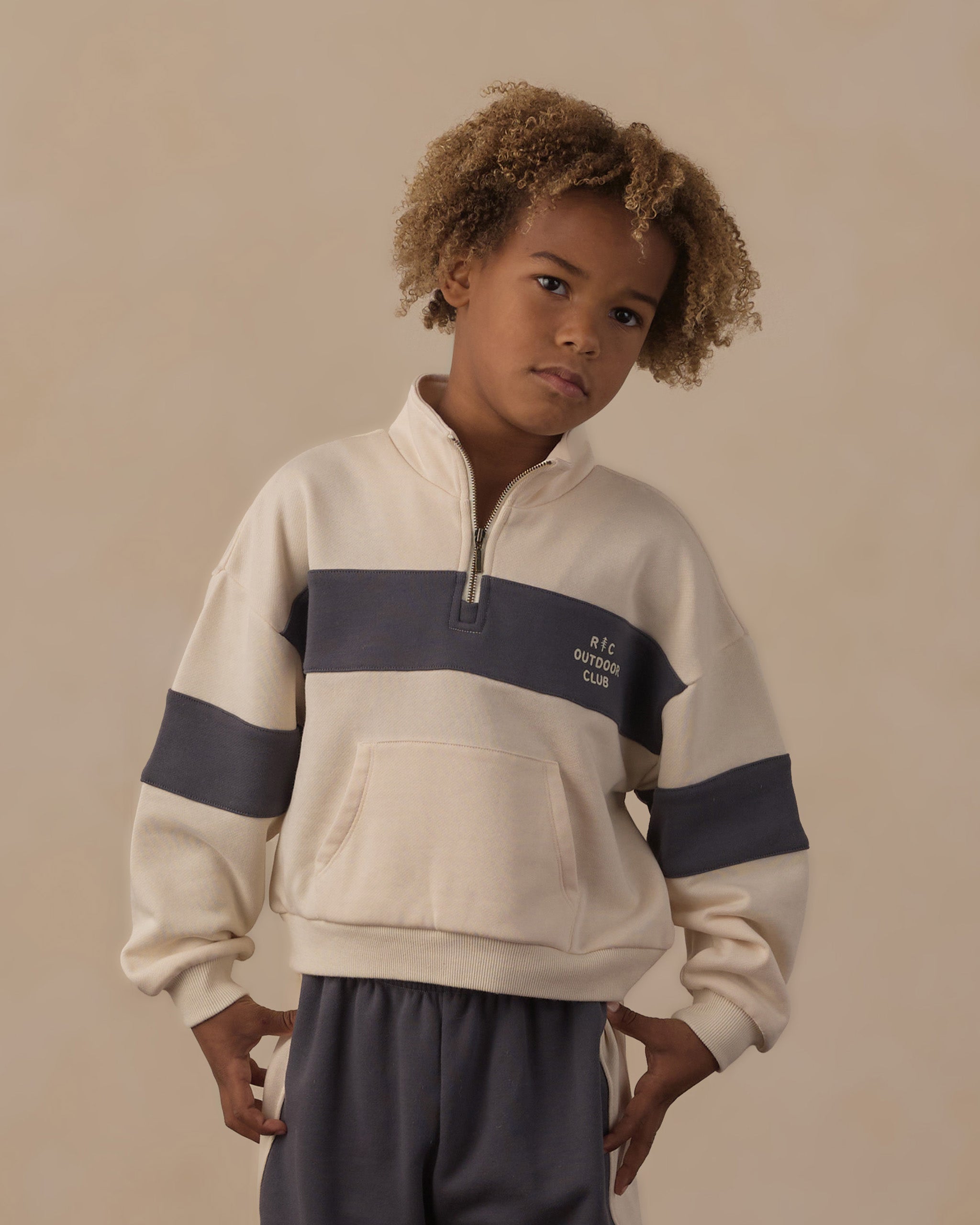 Rylee + Cru - Pull Outdoor à rayures