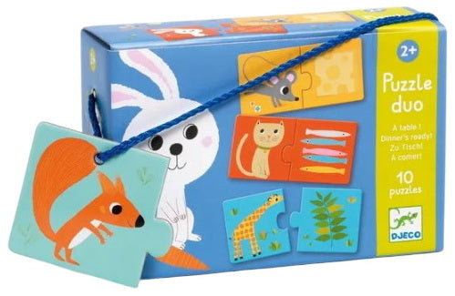 Djeco - Duo puzzle: At the table!