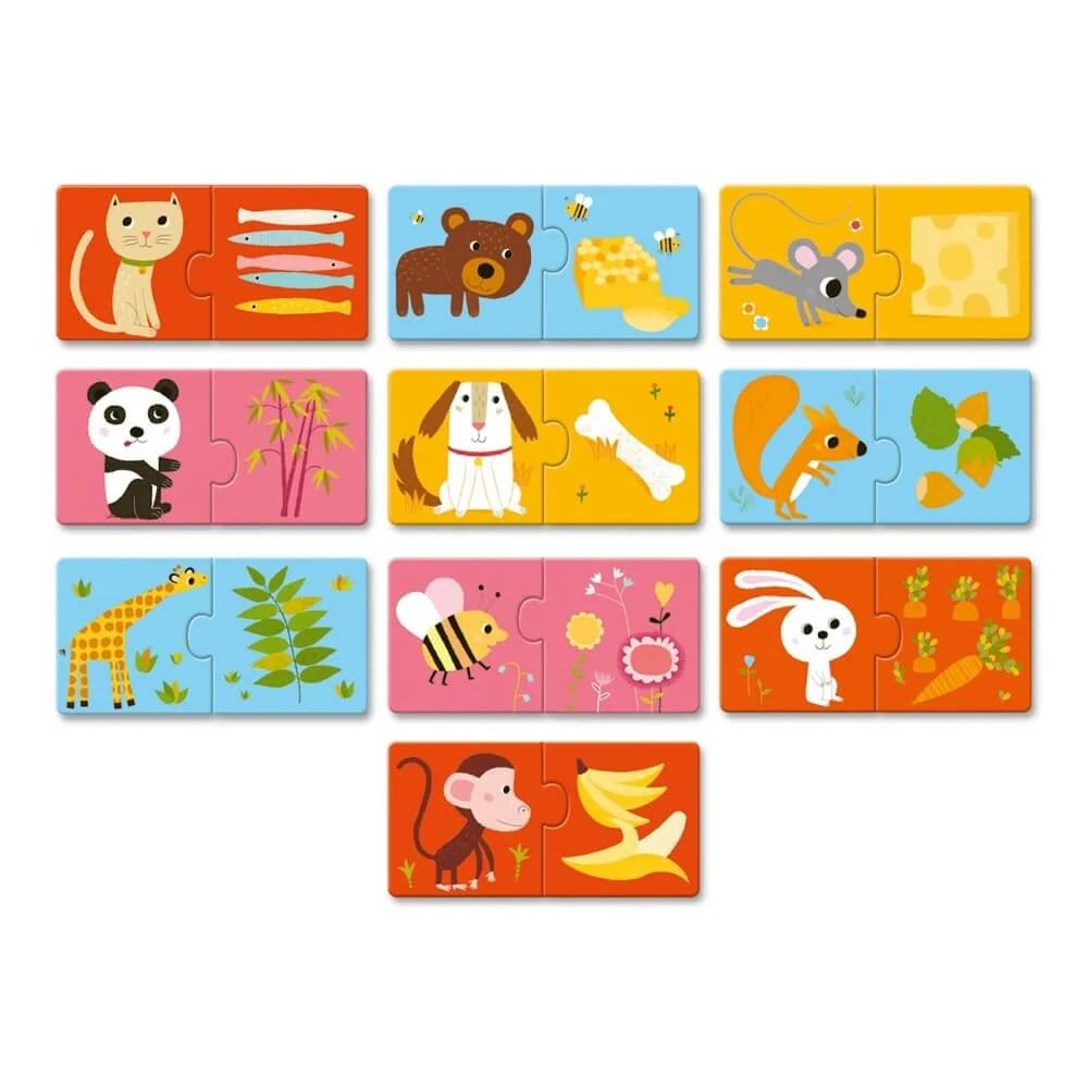 Djeco - Duo puzzle: At the table!