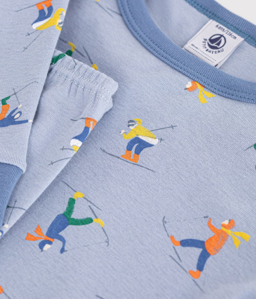 Petit Bateau - Pyjama très ajusté enfant en coton imprimé