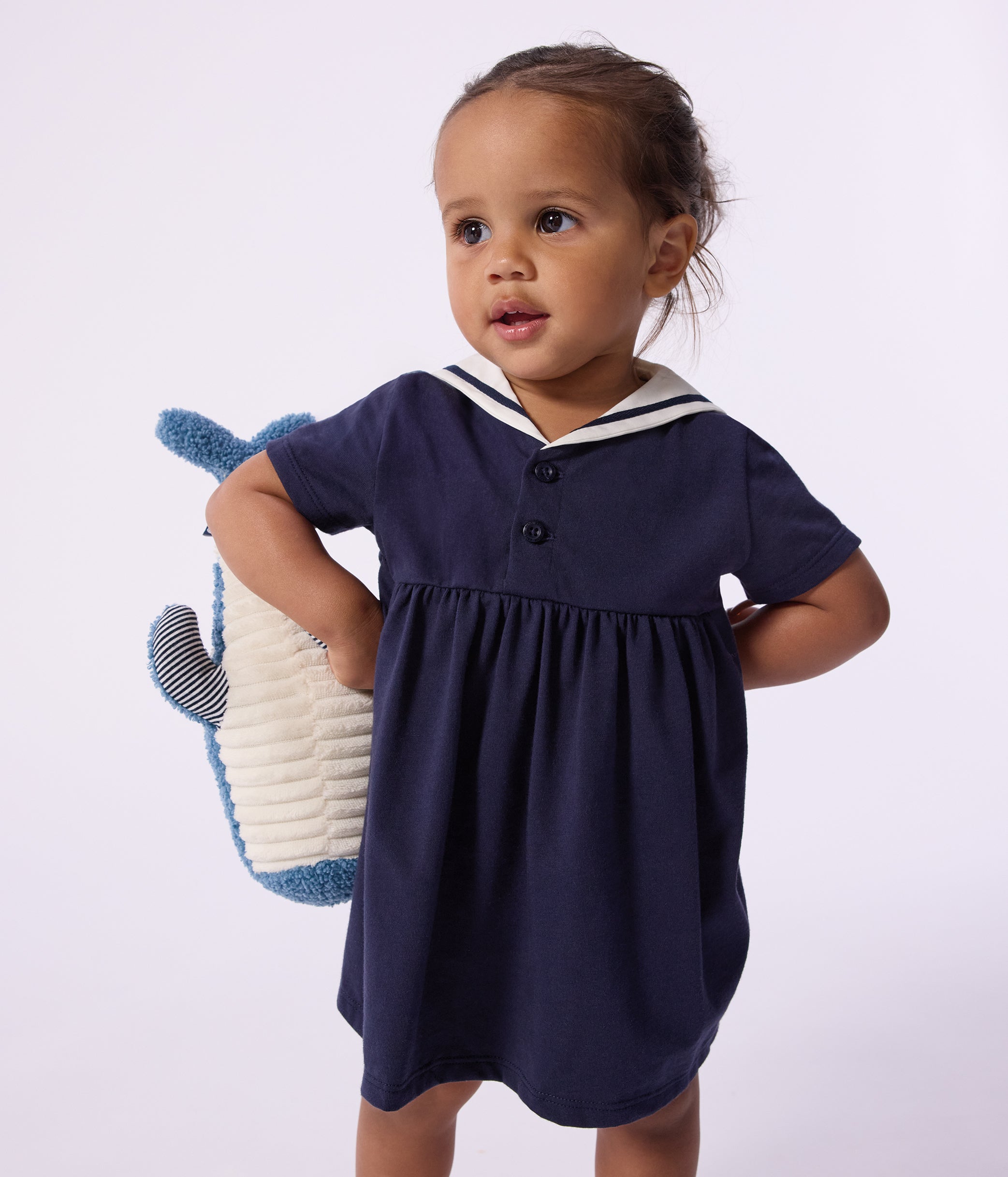 Petit Bateau - Robe avec col (Bébé)