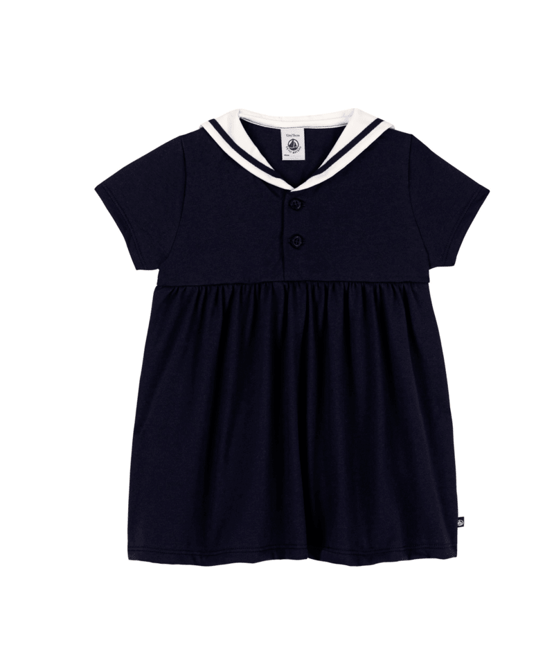 Petit Bateau - Robe avec col (Bébé)