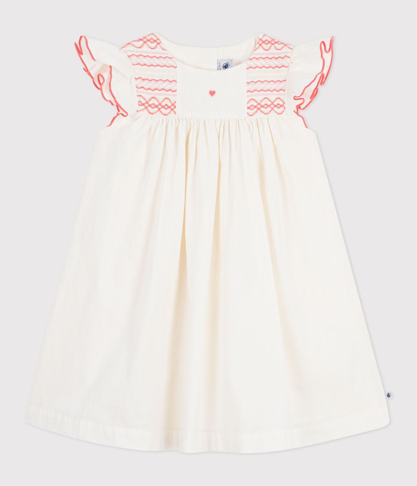 Petit Bateau - Robe manches courtes