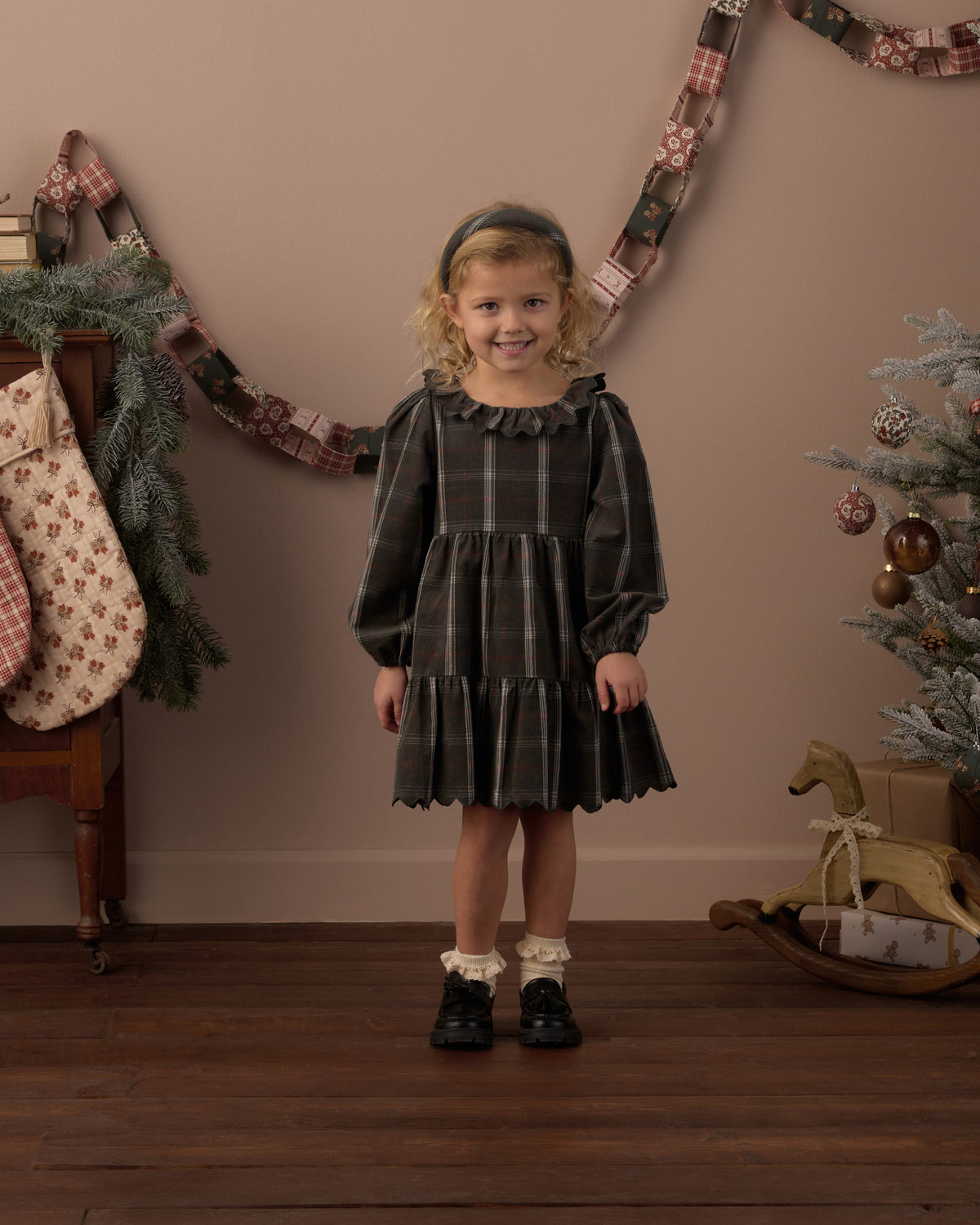 Rylee + Cru - Robe Fran carreaux
