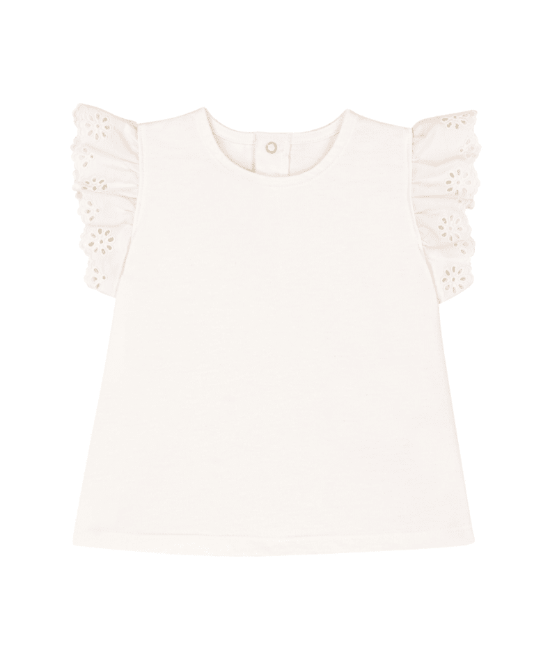 Petit Bateau - Ruffled T-Shirt (Baby)
