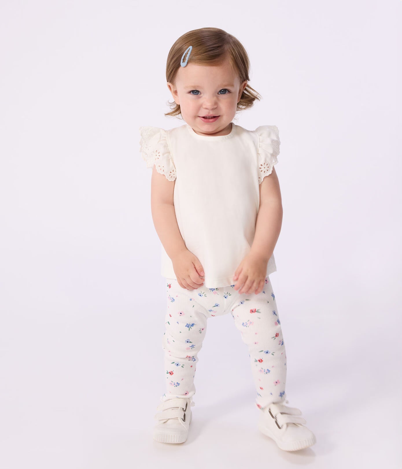 Petit Bateau - Ruffled T-Shirt (Baby)