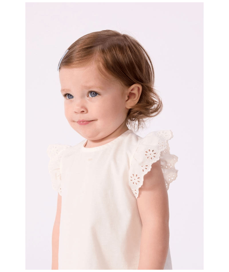 Petit Bateau - Ruffled T-Shirt (Baby)