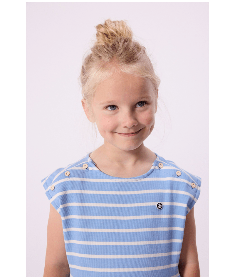 Petit Bateau - Robe manches courtes