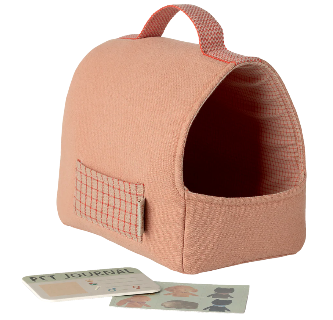 Maileg - Sac de transport pour animaux - Corail