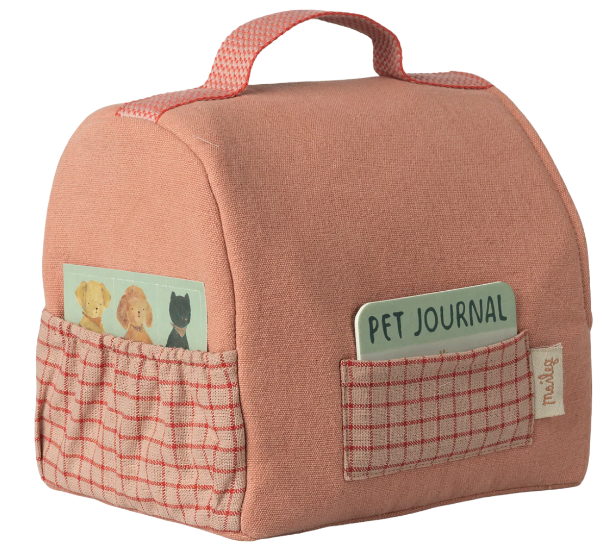 Maileg - Sac de transport pour animaux - Corail