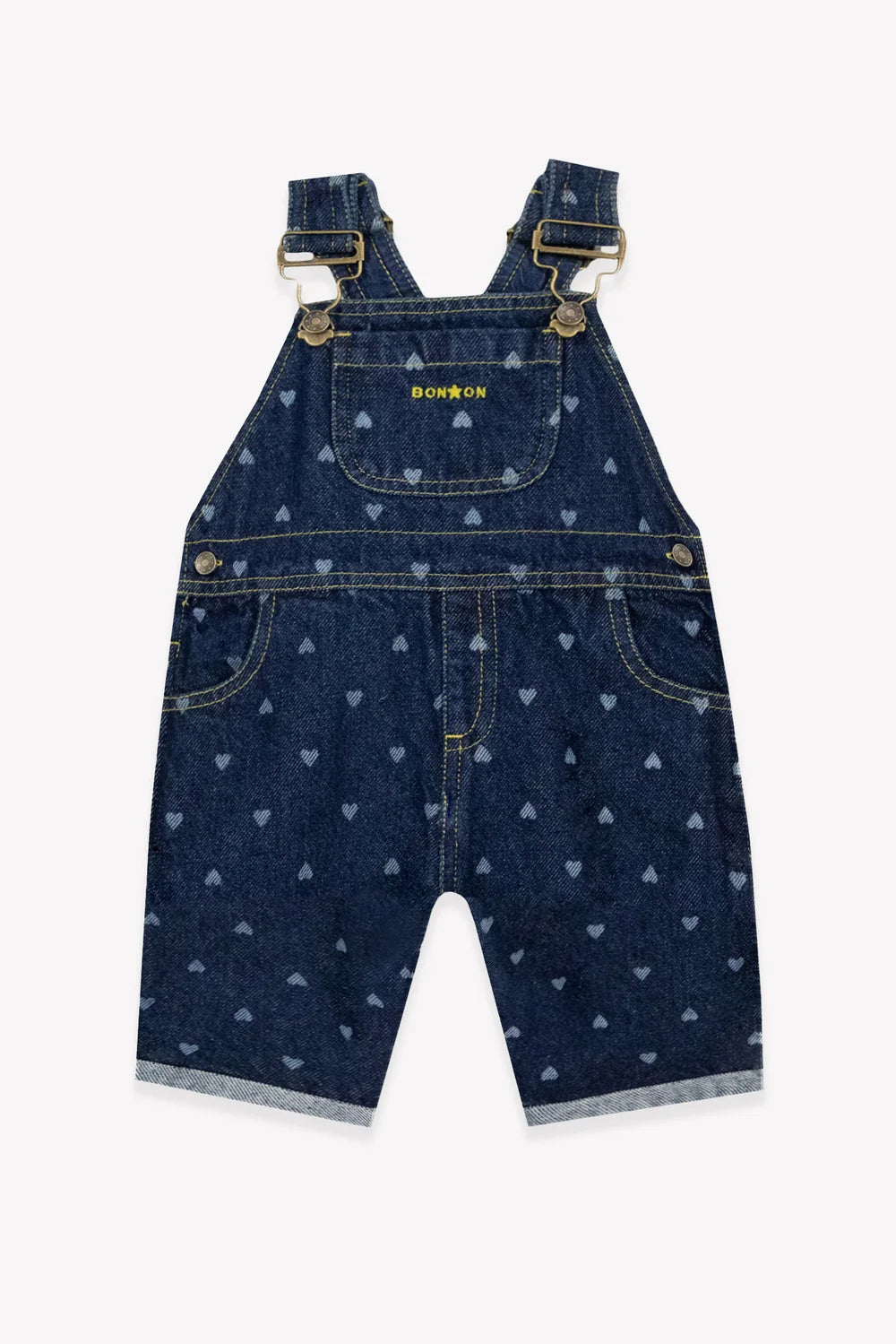Bonton - Puzzle Denim Overalls