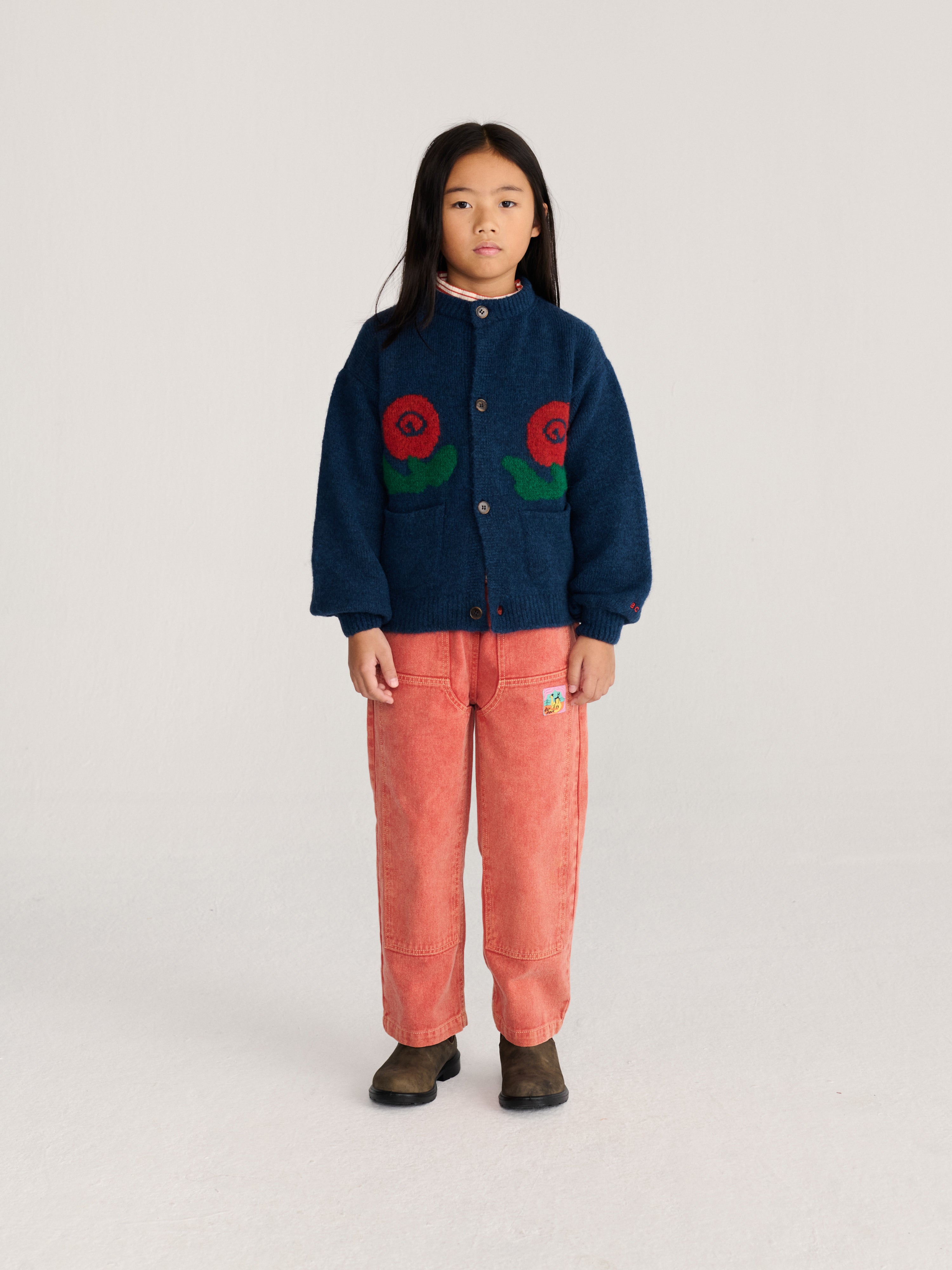 Bobo Choses - Cardigan en Stamp bloom