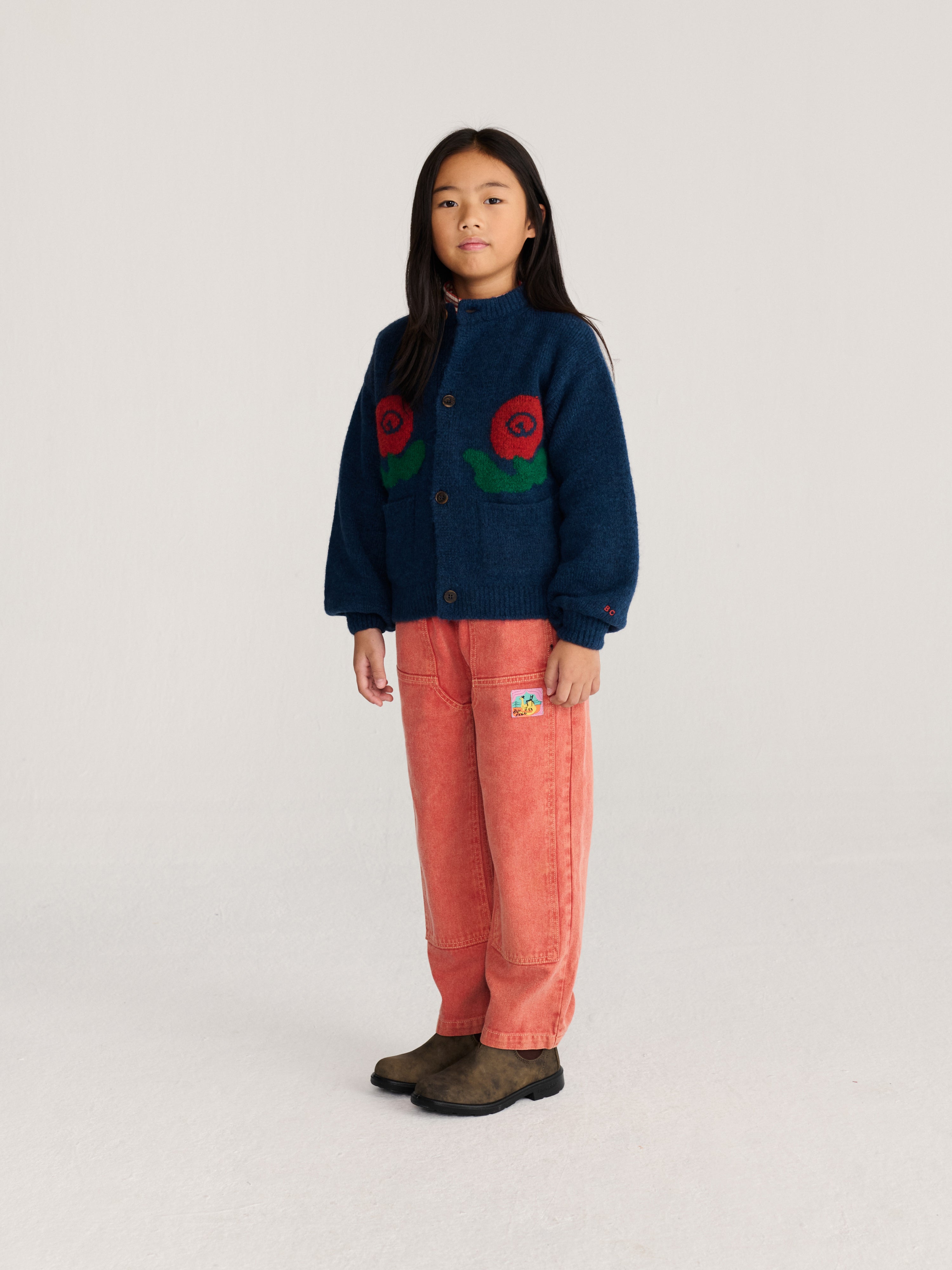 Bobo Choses - Cardigan en Stamp bloom