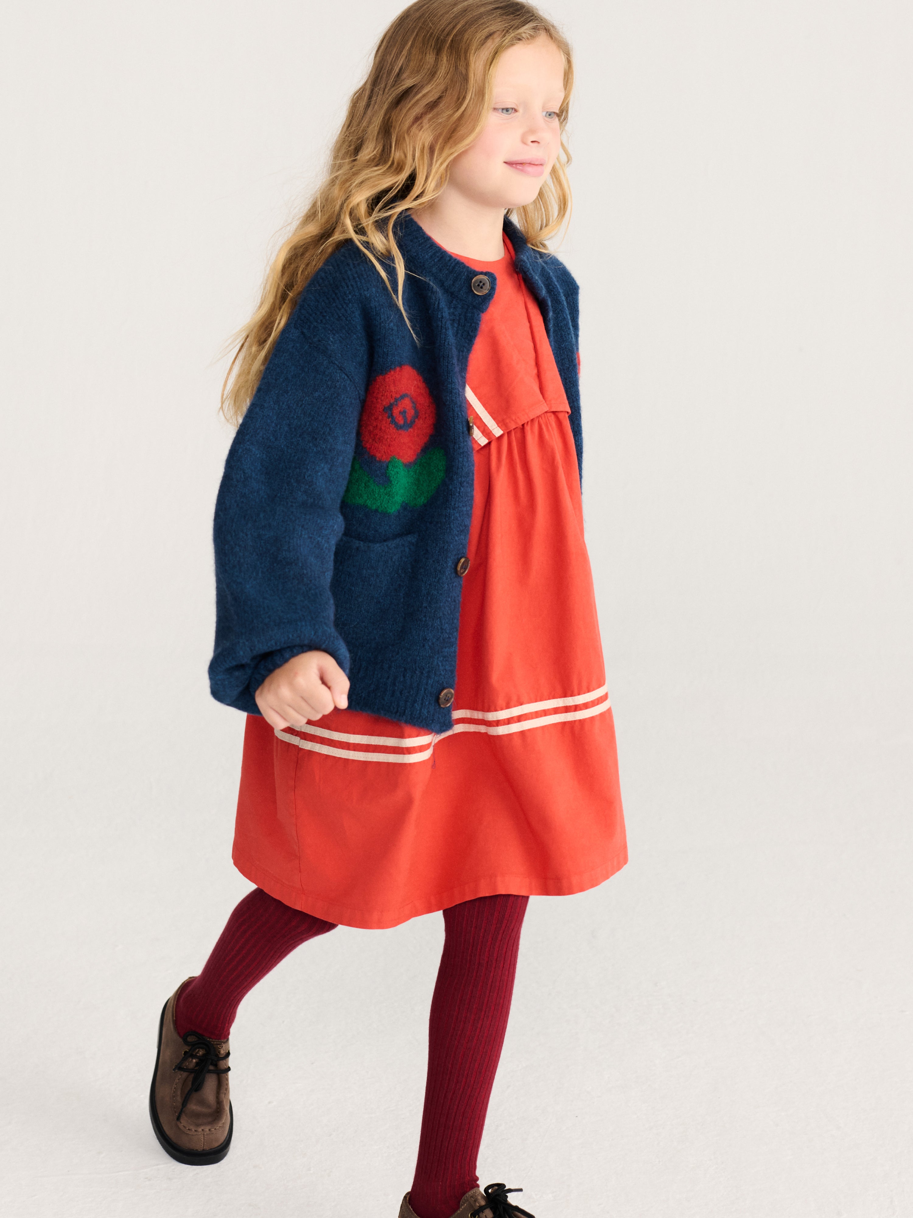 Bobo Choses - Cardigan en Stamp bloom