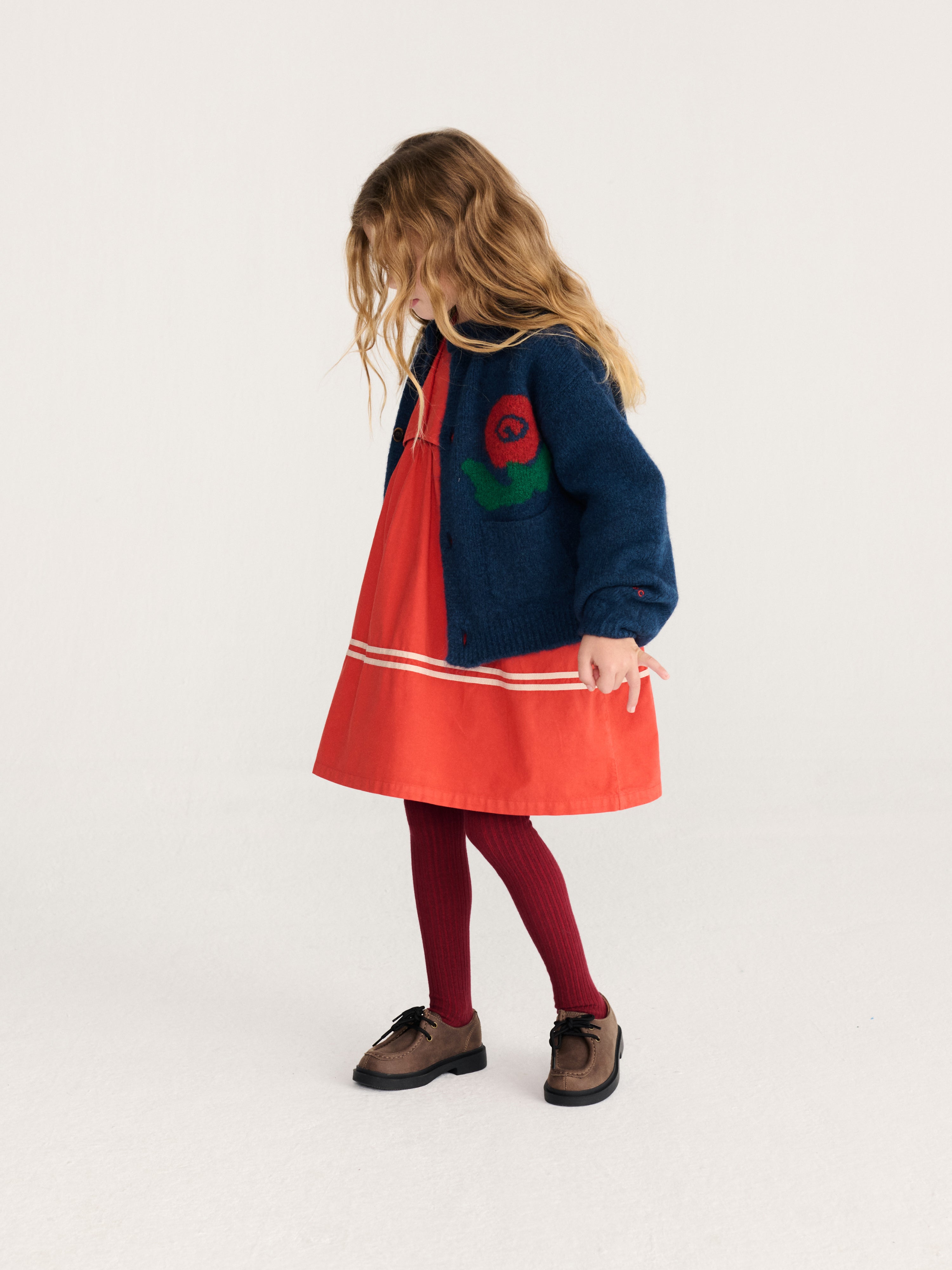 Bobo Choses - Cardigan en Stamp bloom