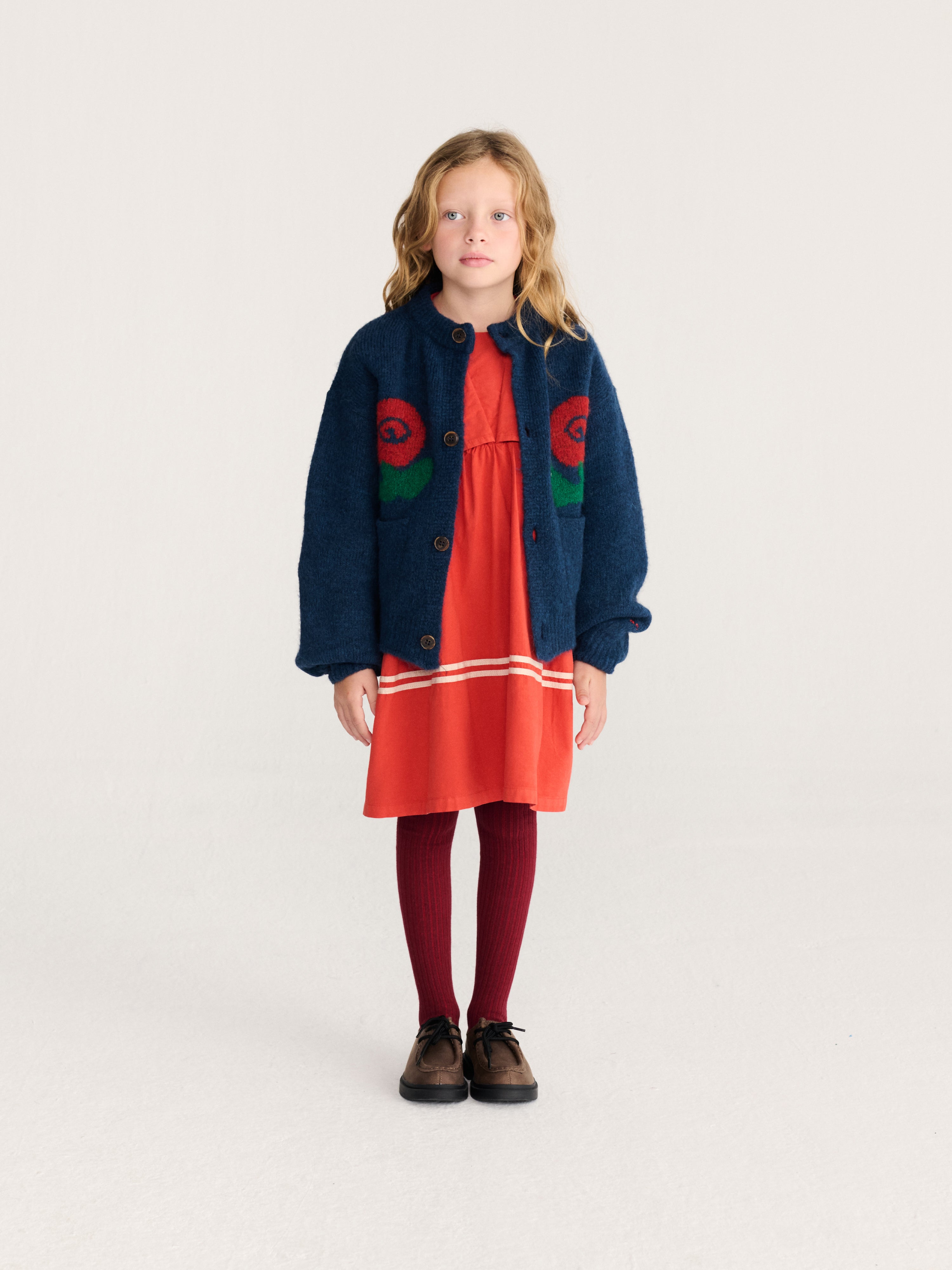 Bobo Choses - Cardigan en Stamp bloom