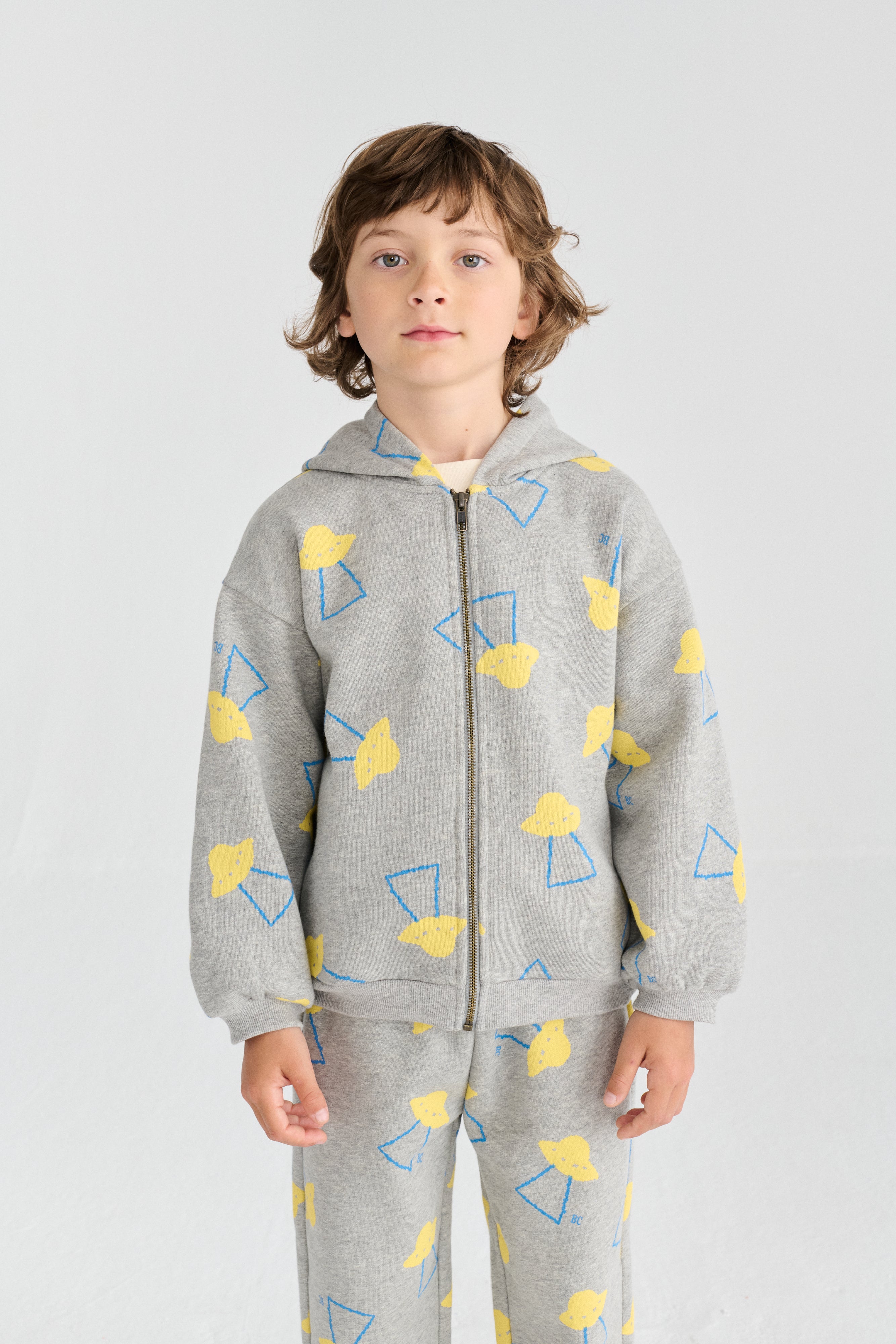Bobo Choses - Sweat à capuche zippé Pixel Abduction