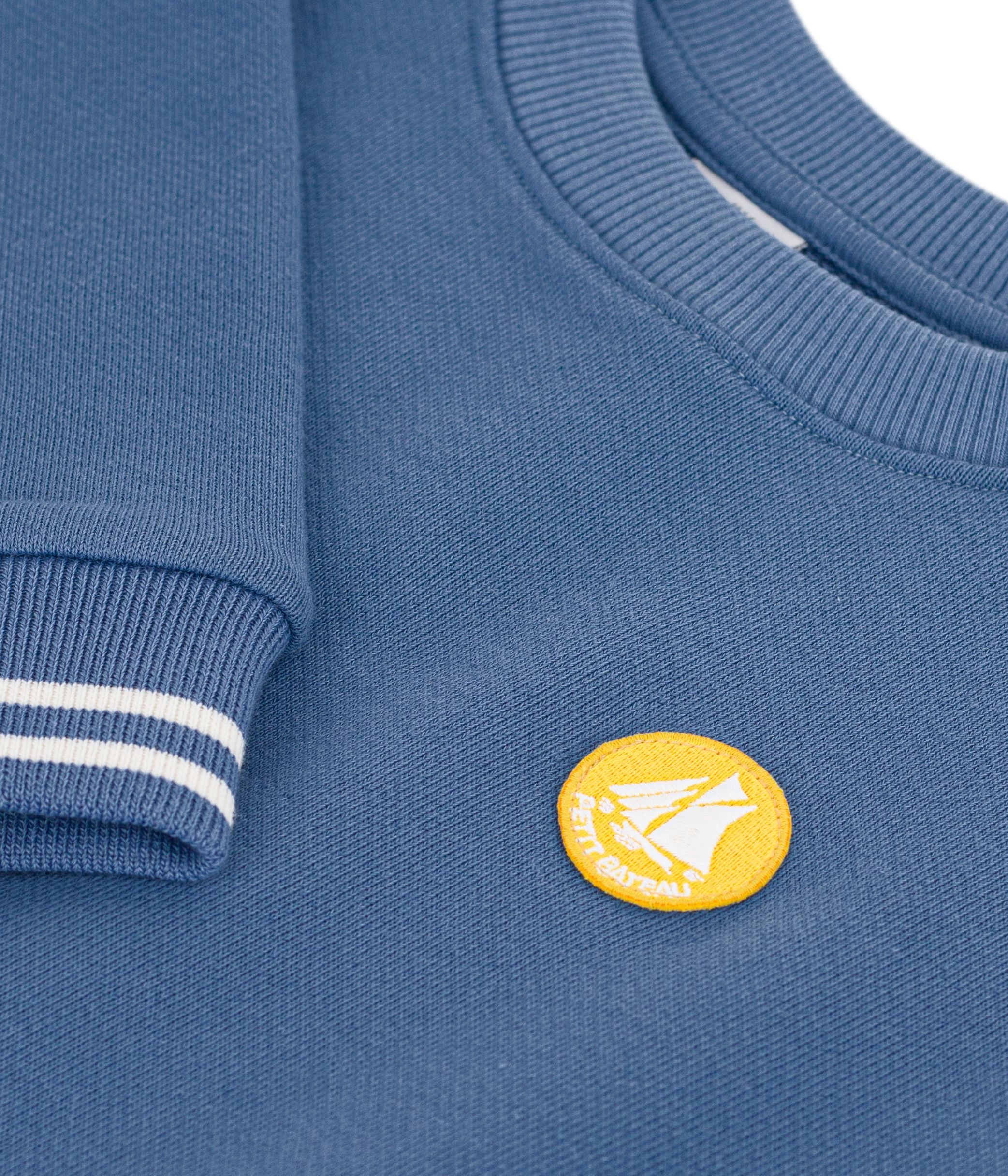 Petit Bateau - Sweatshirt enfant en coton uni