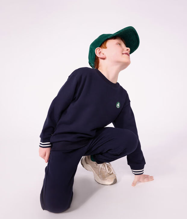 Petit Bateau - Sweatshirt enfant en coton uni