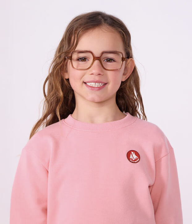 Petit Bateau - Sweatshirt enfant en coton uni