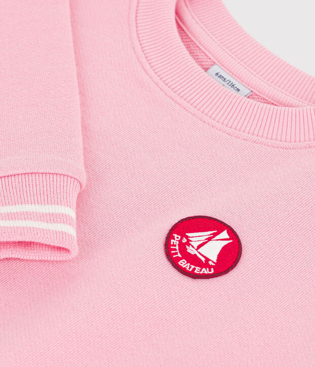 Petit Bateau - Sweatshirt enfant en coton uni