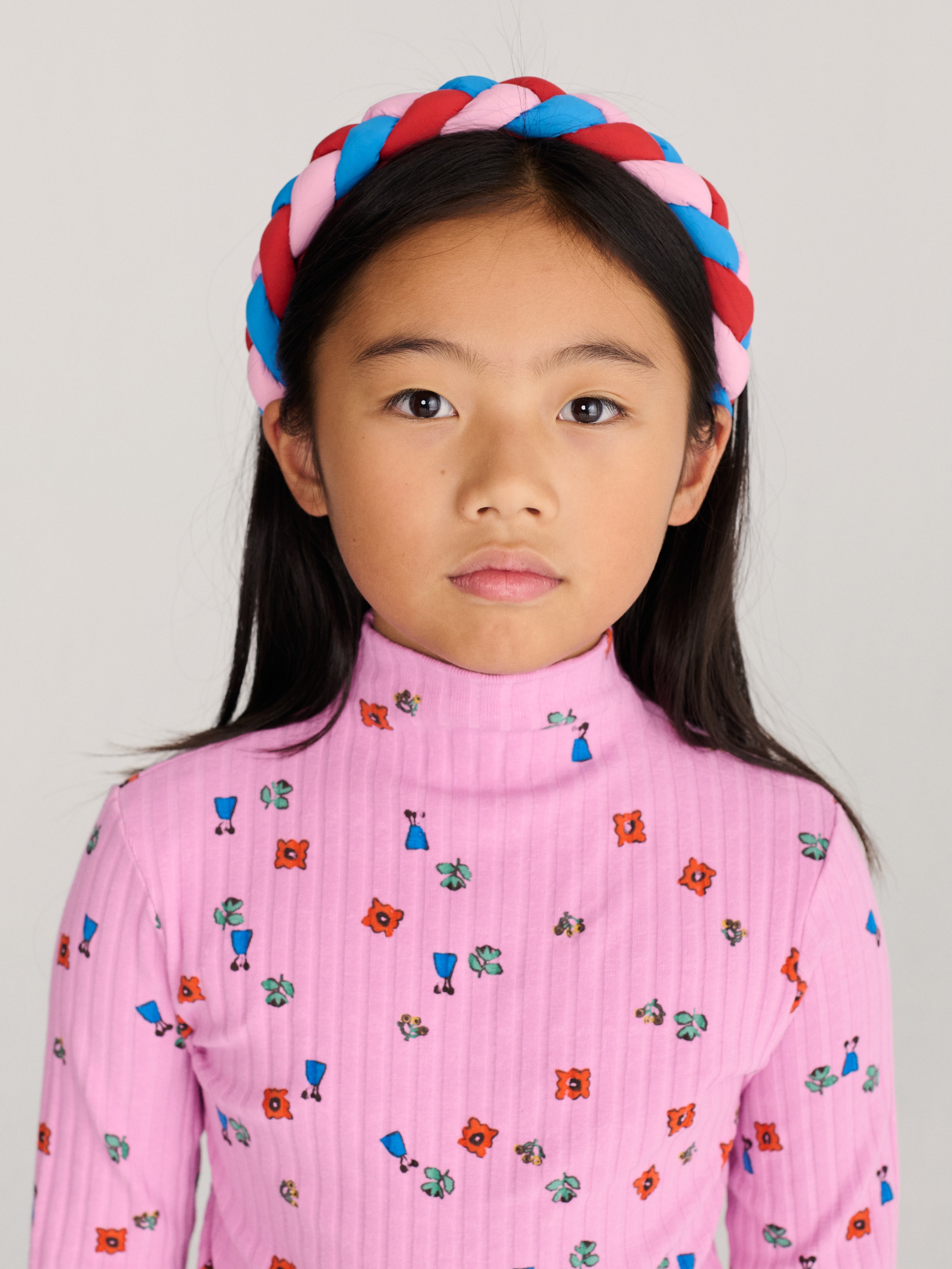 Bobo Choses - All-over floral turtleneck T-shirt